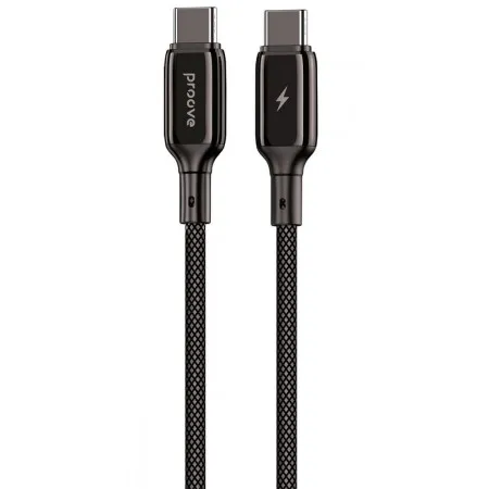 Кабель Proove Dense Metal Type-C to Type-C 60W (2m) black
