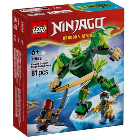 Конструктор LEGO Ninjago Бойовий набір робота Дракона Ллойда (71862)  у Чорноморську