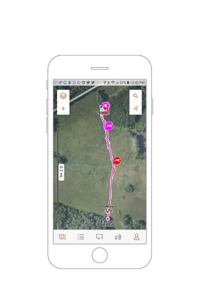 Додаток Garmin Exploreт
