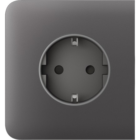 Бічна кришка для розетки Ajax Outlet (basic) (type F) SideCover (Сірий)