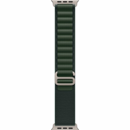 Ремінець Apple Watch 42/44/45/46/49mm Natural Titanium Finish Dark Green Alpine Loop Medium (MXMV3ZM/A)  у Запоріжжі