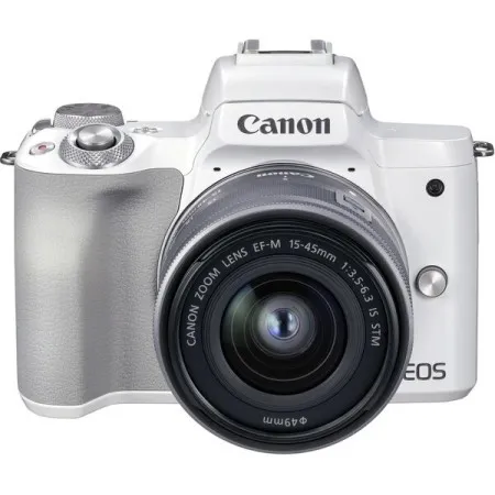 Фотоапарат Canon EOS M50 Mk2 + 15-45 IS STM Kit White (4729C028)