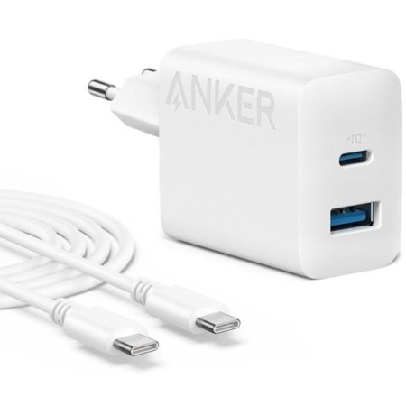 Зарядний пристрій Anker PowerPort 20W White with Type-C/Type-C (B2348G21)  у Черкасах