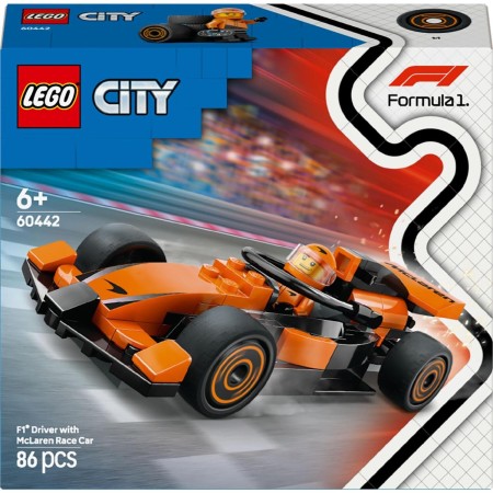 Конструктор LEGO City Пілот F1 з автомобілем для перегонів команди McLaren (60442)  у Луцьку
