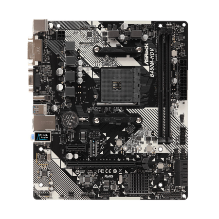 Материнська плата ASROCK B450M-HDV R4.0 sAM4 mATX (B450M-HDV R4.0)