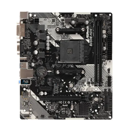 Материнська плата ASROCK B450M-HDV R4.0 sAM4 mATX (B450M-HDV R4.0)