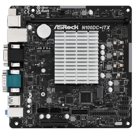 Материнська плата ASROCK N100DC-ITX +CPU Intel N100 4core mini-ITX (N100DC-ITX)  у Тернополі