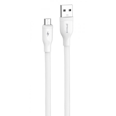 Кабель Proove Flat Out USB to Micro USB 2.4A (1m) (White)  у Чернівцях
