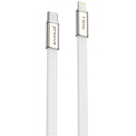 Кабель Proove AirLine Type-C to Lightning 30W (1m) white