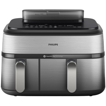 Мультипіч PHILIPS Ovi Dual Steam 2750Вт Black/Gray (NA555/00)  у Кропивницькому