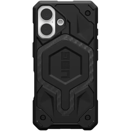 Чохол UAG Monarch для iPhone 16 (Carbon Fiber)  у Житомирі