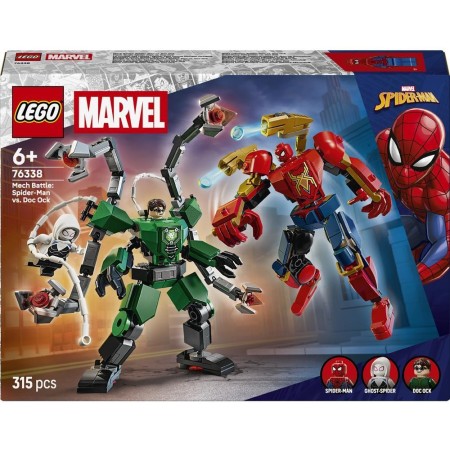 Конструктор LEGO Super Heroes Битва роботів: Людина-павук vs. Доктор Восьминог (76338)