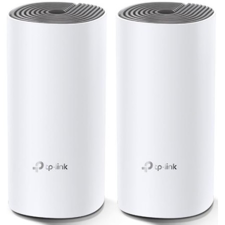 Маршрутизатор TP-Link (WiFi MESH система) TP-LINK DECO E4 2PK AC1200 2xFE LAN/WAN MU-MIMO MESH (DECO-E4-2-PACK)