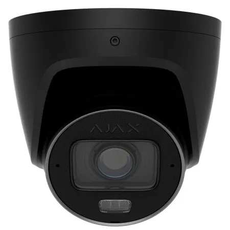 Дротова охоронна IP-камера Ajax TurretCam HLVF (8 Mp) (Black)