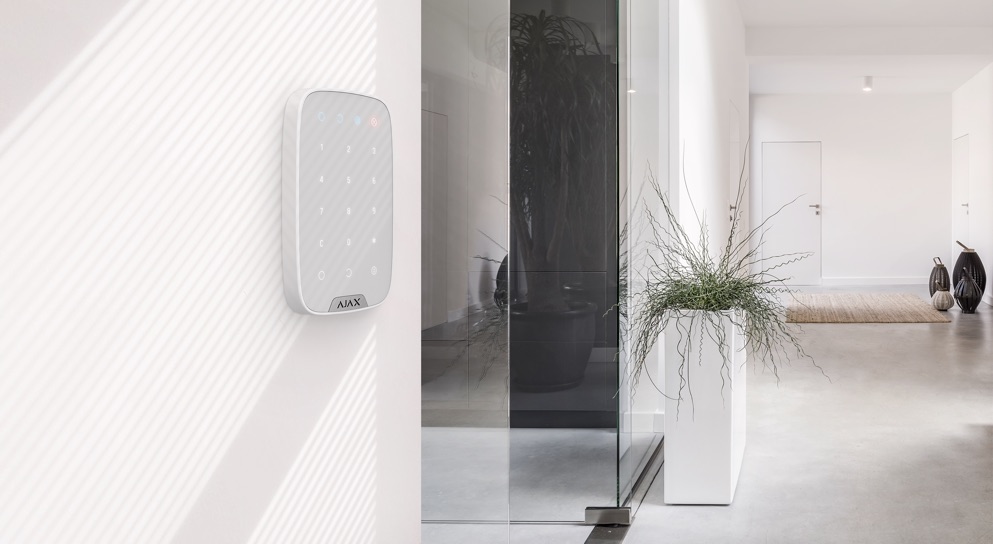 key pad ajax white