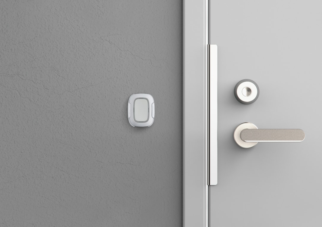 holder ajax button on the wall