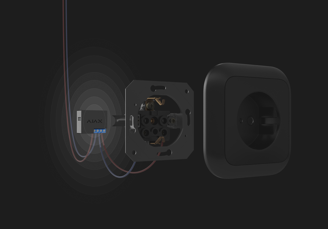 wall switch black