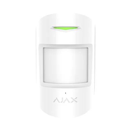 Бездротовий датчик руху і розбиття Ajax CombiProtect (White)