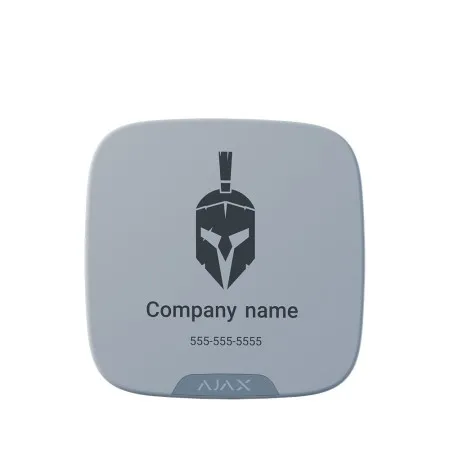 Панель Ajax Brandplate для брендування StreetSiren DoubleDeck (Black)