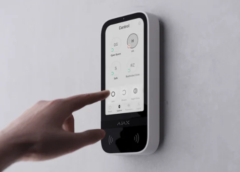 key pad touch screen