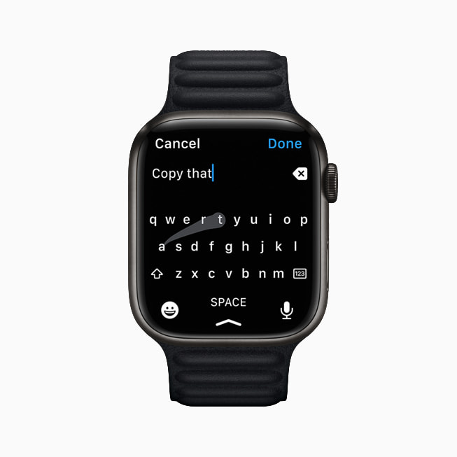 Інтерфейс Apple Watch 7