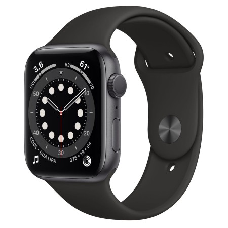 Вживані Apple Watch Series 6 44mm Space Gray Aluminum Case (M00H3)  у Чернівцях