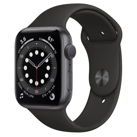 Вживані Apple Watch Series 6 44mm Space Gray Aluminum Case (M00H3)