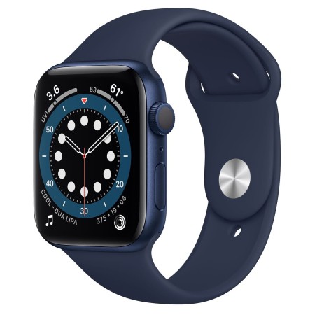 Вживані Apple Watch Series 6 44mm Blue Aluminum Case (M00J3) B+  у Чернівцях