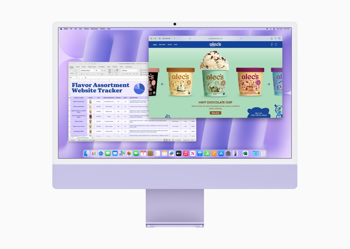 Новий Safari та Excel в дії