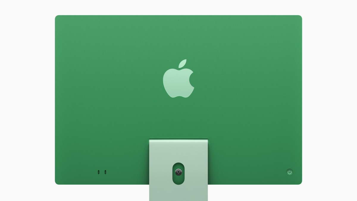 iMac M4 у зеленому кольорі з клавіатурою та мишкою