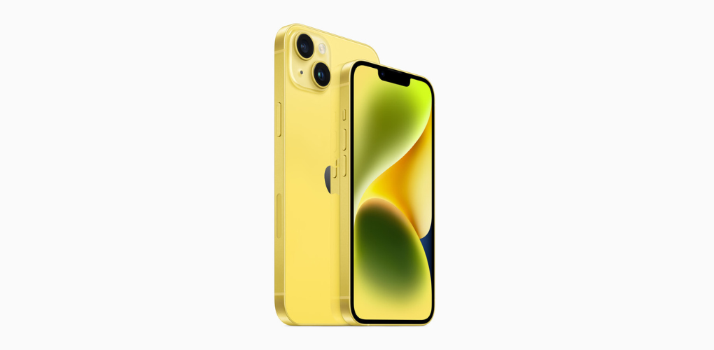 Apple iPhone 14 і iPhone 14 Plus в жовтому кольорі в Україні