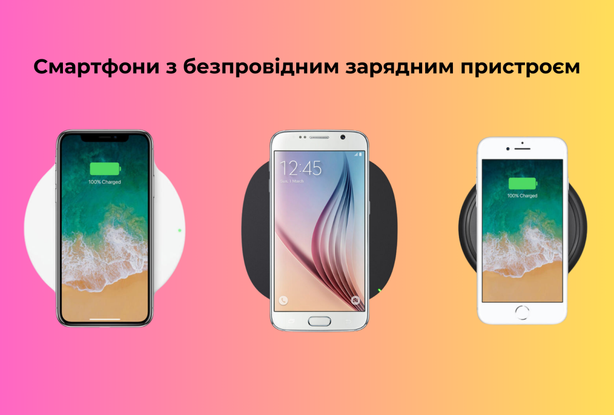 смартфони з бездротовою зарядкою