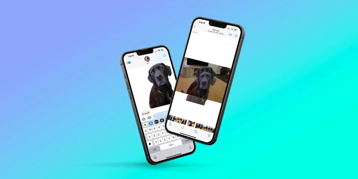 iOS 16 як вирізати фото