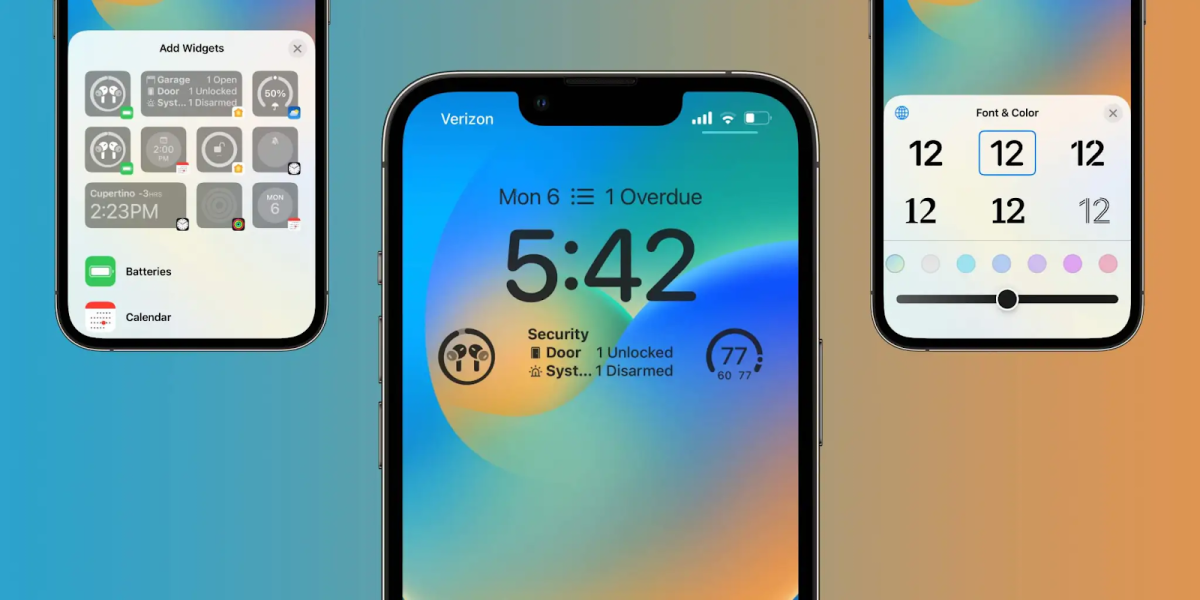 iOS 16 новий екран