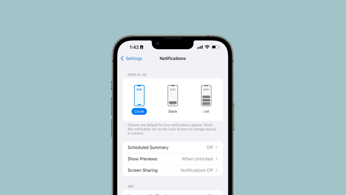 iOS 16 оновлені сповіщення