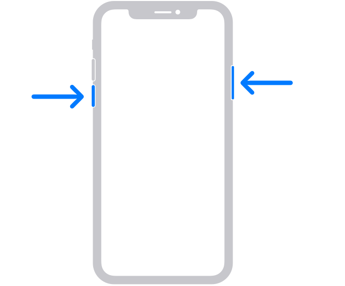 Схема примусового перезавантаження iPhone Face ID