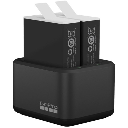 Подвійний зарядний пристрій для GoPro Dual Battery Charger + Акумулятори Enduro для HERO11/10/9 (Black) (ADDBD-211-EU)