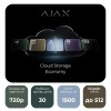 Хмарне сховище Ajax Cloud Storage Economy на 12 місяців (Глибина архіву 30 днів (1500 хвилин), 1 камера)