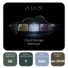 Хмарне сховище Ajax Cloud Storage Premium на 3 місяці (Глибина архіву 7 днів (600 хвилин), 1 камера)