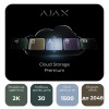 Хмарне сховище Ajax Cloud Storage Premium на 1 місяць (Глибина архіву 30 днів (1500 хвилин), 1 камера)