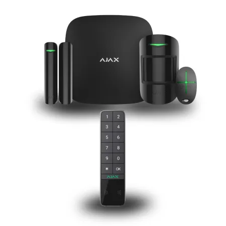 Комплект сигналізації Ajax StarterKit 2 (Black) + KeyPad Outdoor (Graphite)