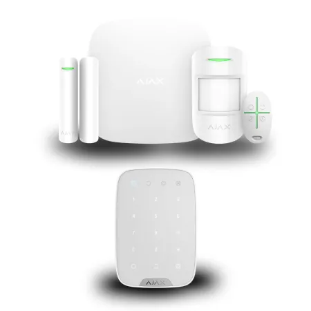 Комплект сигналізації Ajax StarterKit 2 + KeyPad (White)