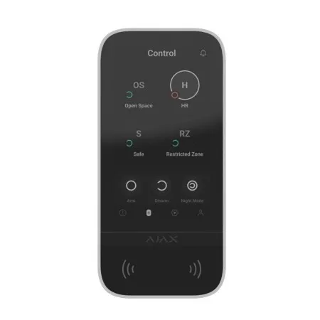 Бездротова клавіатура з сенсорним екраном KeyPad TouchScreen Jeweller (Білий)  у Києві