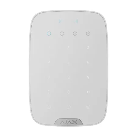 Бездротова сенсорна клавіатура Ajax Superior KeyPad Plus G3 Jeweller (White) (139676.83.WH1)