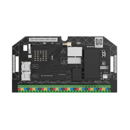 Гібридна централь Ajax Superior Hub Hybrid (4G) (without casing)(Black)