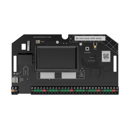 Бездротовий модуль для інтеграції сторонніх пристроїв Ajax Superior MultiTransmitter G3 Jeweller (without casing) (Black) (142171.367.NC)