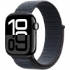 Apple Watch Series 10 46mm Jet Black Aluminum Case with Ink Sport Loop (MWWR3) в Одесі