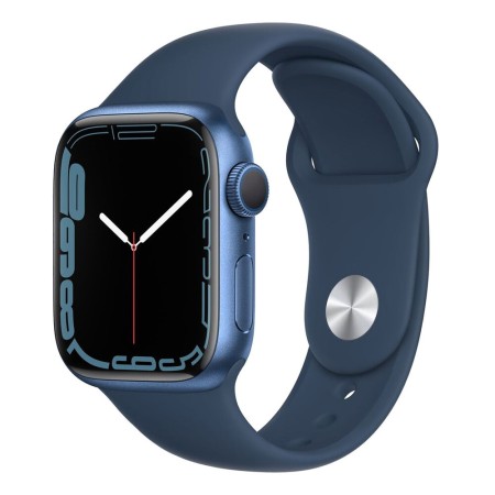 Apple Watch Series 7 41mm Blue Aluminum Case with Abyss Blue Sport Band  у Чернігові