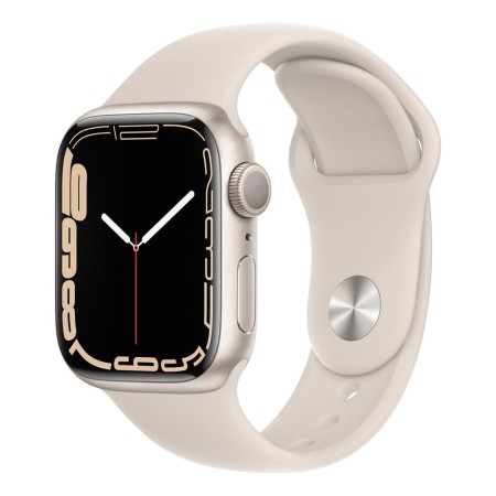 Apple Watch Series 7 41mm Starlight Aluminum Case with Starlight Sport Band  у Чернігові