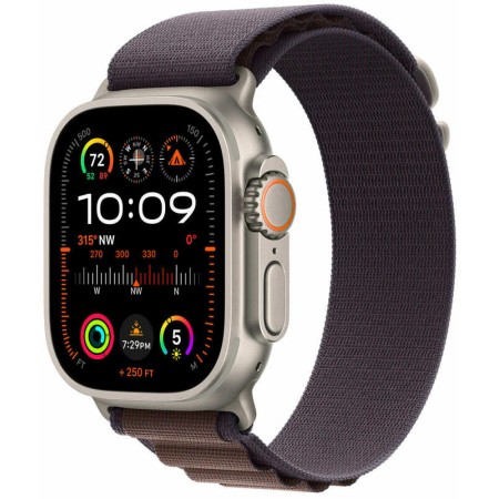 Apple Watch Ultra 2 49mm Natural Titanium Case with Indigo Alpine Loop - Large (MREW3UL/A)  у Тернополі